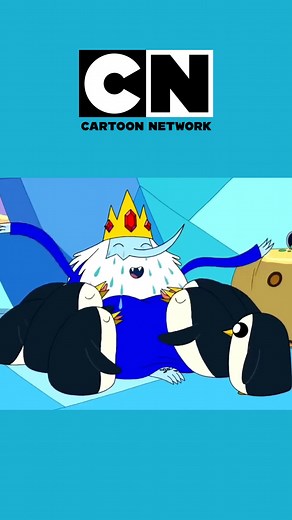 Poor Gunter! #Adventuretime #CartoonNetwork #Penguin #IceKing #Fyp