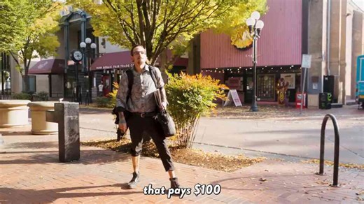 How many strangers would you ask before someone finally drops and does it?