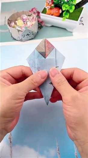 Simple and practical large bowl storage box you can learn in one go Origami handmade tutorial vi