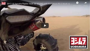 RAPTOR 700/R/SE 15-25 RS-2 Stainless Full Exhaust, w/ Aluminum Muffler