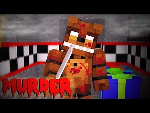 Minecraft FNaF MURDER! WHO'S THE KILLER? (Minecraft FNaF Roleplay)