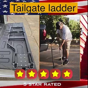 1.2K reactions · 225 shares | Universal Truck Tailgate Ladder!  *The Safe And Easy Way To Get In And Out Of Your Truck Bed * Comes With Everything Needed To Install * Made With Heavy Duty Steel >>https://truckemblemwarehousedeals.com/rear-tailgate-ladder | USA Truck Supply | Facebook