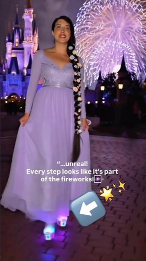 Light-Up Shoes at the Disney Castle ✨ | A Dream Is a Wish Your Heart Makes