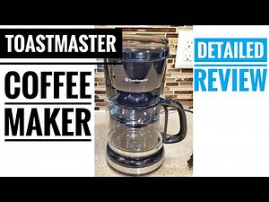 DETAILED REVIEW Toastmaster 12 Cup Coffee Maker TM-122CM