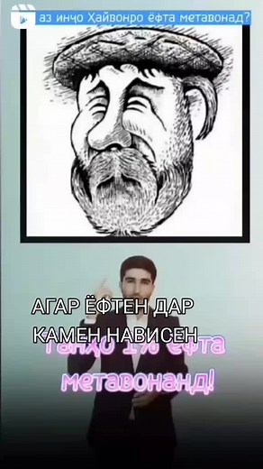 Cartoon Bearded Man: Humorous Visual Storytelling