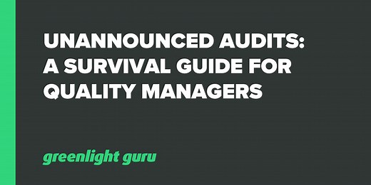 Unannounced Audits: A Survival Guide for Quality Managers