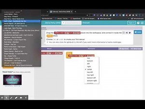Hour of Code Activities Dance Party-Learn How to Code
