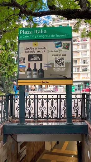 Después de mucho tiempo reinauguraron la estación Plaza Italia de la línea D de #subte #buenosaires