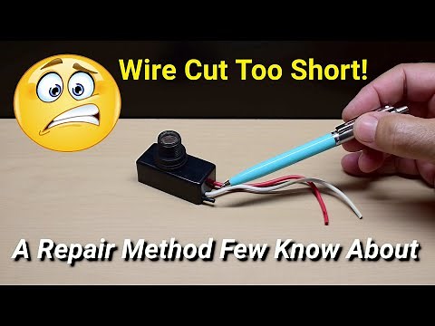 How To Repair Splice Or Tap Into Stranded Copper Electrical Wires!