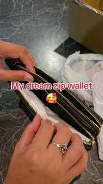 My dream zip wallet #shortsvideo