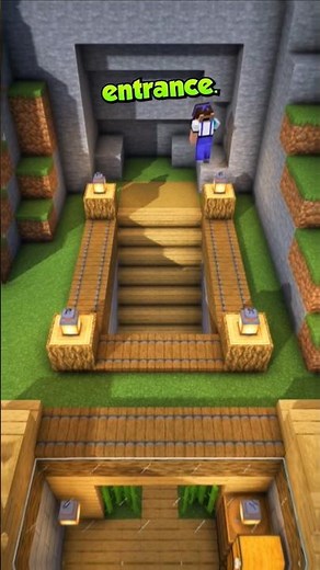 Minecraft Mountain Cliff House 🏡 For Build Tutorial #minecraft