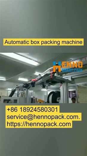 Automatic box packing machine. ￼ Please the small boxes in the carton.#packing #boxpacking #machine