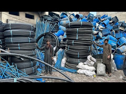 Inside the Pakistani Factory Recycling Scrap Plastic Drums into Global Water Systems