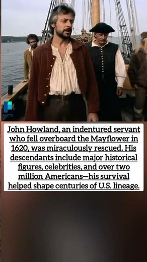 John Howland’s Survival Shaped Millions of American Lives #shorts
