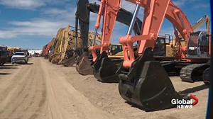 18K views · 67 reactions | It's set to be a record-breaking year for the Ritchie Bros. auction in Nisku. The event is often seen as a temperature check on Alberta's economy. As Morgan Black explains, strong sales could be an indication there's change on the way. READ MORE: https://globalnews.ca/news/7830435/multi-million-dollar-auction-ritchie-bros-virtual-covid-19/ | Global Edmonton | Facebook