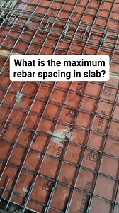 What is the maximum rebar spacing in slab? #civil_engineers_07 #civilengineeringdaily #civilengineeringknowledge #concretework #civilengineeringlife #trendingreelsvideo #trendingreels | Civil Engineers 07