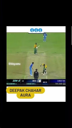 When 🔥 Deepak Chahar Starts Swinging the Ball 🏏 | Chammak Challo Energy Mode 💥