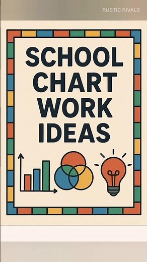 Chart work ideas #schoolprojects #chartwork #shorts #schoolwork