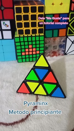 Cómo armar el cubo Pyraminx con método principiante