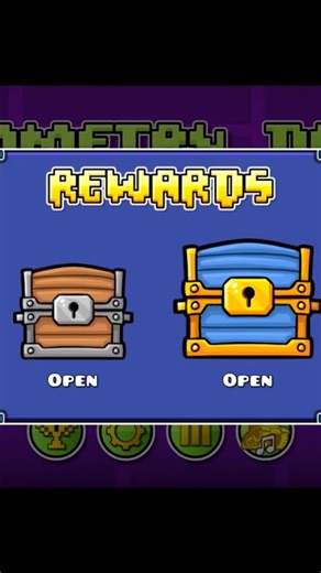 Geometry Dash - Opening daily chests