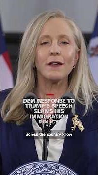 Democratic response to Trump's speech slams his immigration policy
