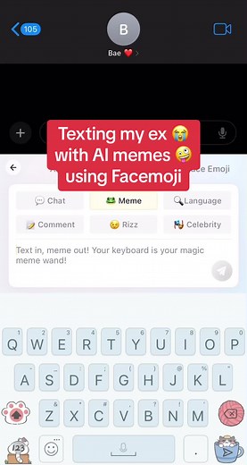 Facemoji Keyboard on TikTok