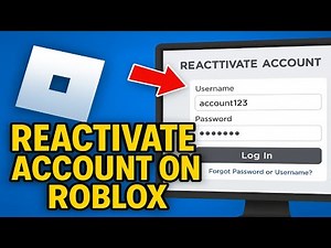 How To Reactivate Account On Roblox (2025)