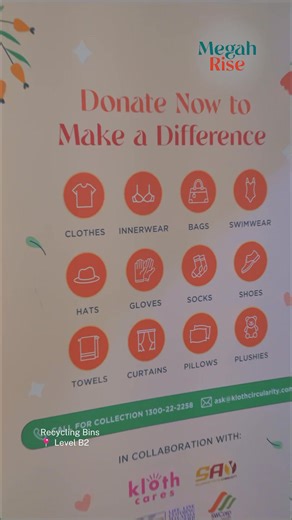 POV: You are spending the day at Megah Rise Mall 🌿 First stop, swing by B2 to drop off recyclables ♻️. Feels good to clear that out. Car parked? Time to plug in at the EV charging bay ⚡ while you run your errands. Later, head up to L2 and check out the Book Sharing Corner 📚. Pick up a new read or leave one behind for someone else. Sustainable living feels effortless when it is all here at Megah Rise Mall! #MegahRiseMall | Megah Rise Mall