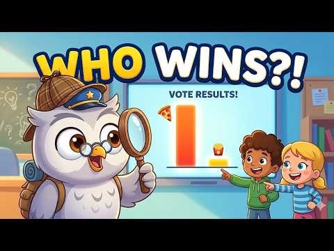 Reading Graphs for Kids | Fun Data Detective Adventure with Orbit Owl!