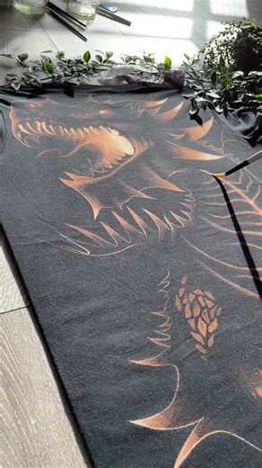 Bleach Dragon Artwork Tutorial - Custom Bleached Clothing