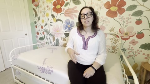 Tulo by Mattress Firm 8" Queen Mattress Memory Foam Lavender Mattress in a Box, Medium, Pressure Relief