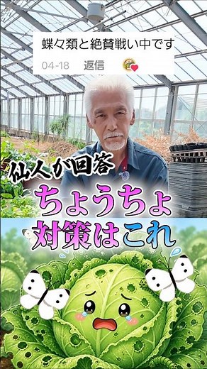 ちょうちょ対策はこれ