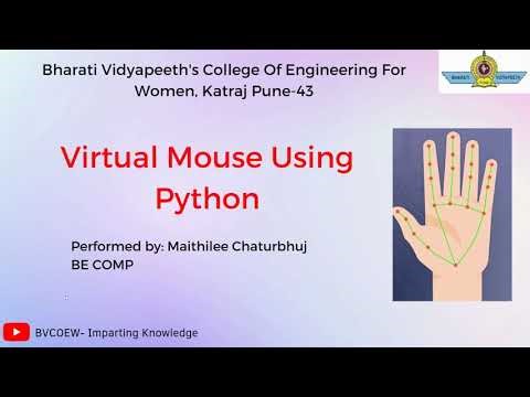 Virtual Mouse using Python| 3main libraries- CV2, MediaPipe, Pyautogui