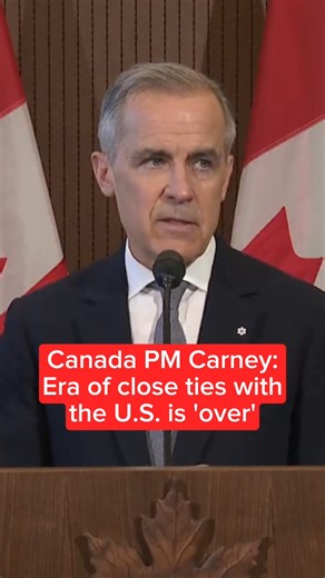 NEW: Canada’s new prime minister Mark Carney just delivered stunning statement, declaring that the era of close ties with the United States is over. | MeidasTouch