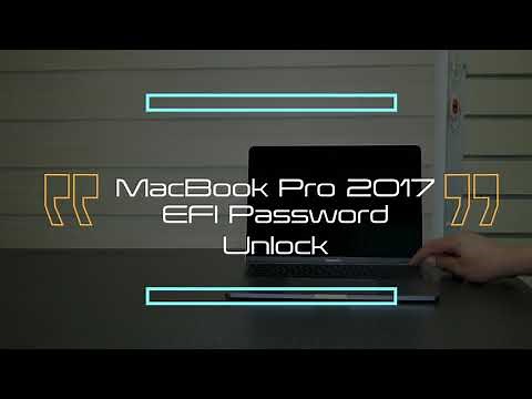 Macbook Pro 13 2017 A1708 EFI Password removal QFN Chip Unlock Bypass