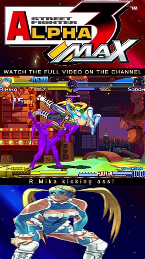 💥 R. Mika DESTROYS in Street Fighter Alpha 3 Max!