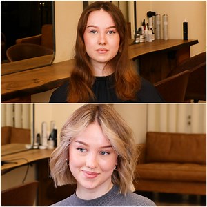 56K views · 206 reactions | An unbelievable hair color transformation! ✨ | Make-Up & Hair Tutorials | Facebook