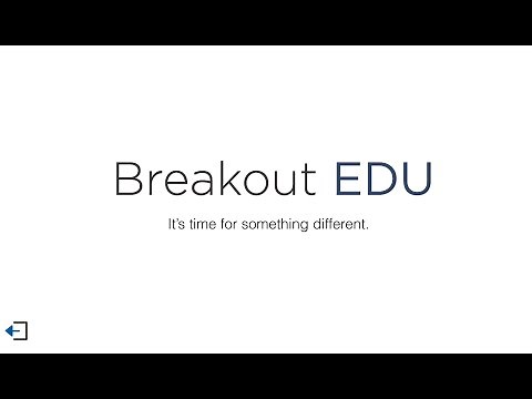 Introducing Breakout EDU