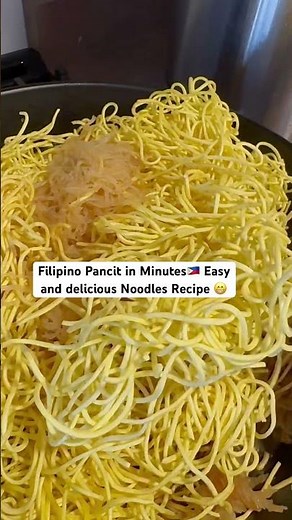 Craving pancit? 🇵🇭Quick, simple, and packed with flavor, this Filipino classic never disappoints!