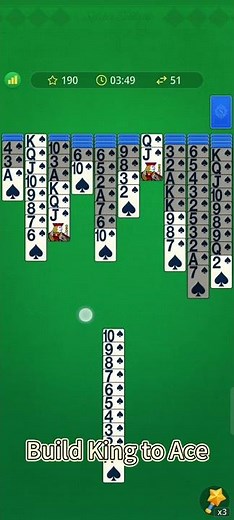 How to play Classic Card: Spider Solitaire