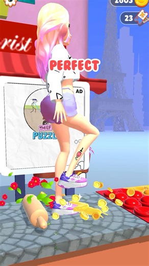 3D ASMR Tippy Toe #games #asmr #relxing #satisfyling #shorts