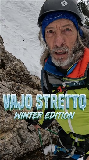 Little Dolomites: The extreme adventure of the Vajo Stretto ❄️🥾