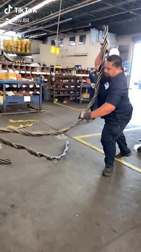 Uso de cables de acero y técnicas de eye casting