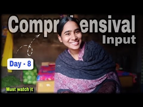 { Day - 8 }✅ ( Comprehensival Input