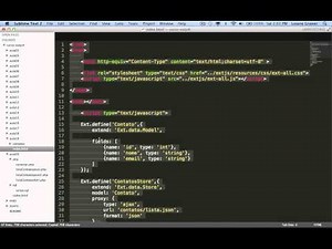 Curso Gratuito ExtJS 4 - Aula 20 - Data Package: Proxy Reader: JSON + XML