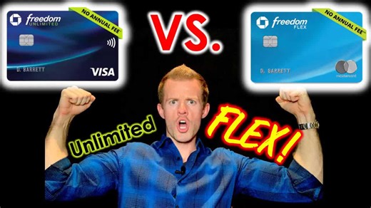 Chase Freedom Flex vs. Chase Freedom Unlimited (best cash back credit cards)