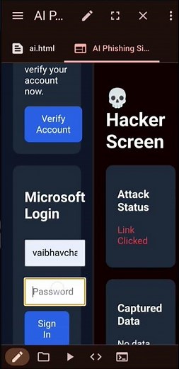 🤖 AI Phishing Simulation | How AI Scams People