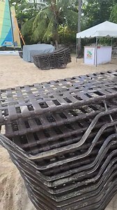 1M views · 4.9K reactions | * Sea turtle trapped under beach chairs...