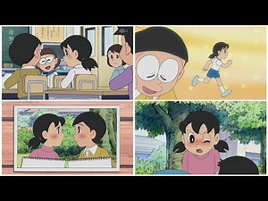 Shizuka cheering for Nobita winning race ♥️ | Doraemon