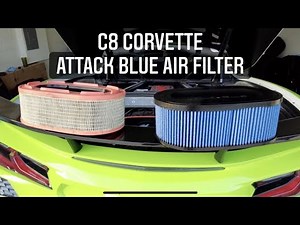 C8 CORVETTE AIR FILTER INSTALL AND RESULTS (HOW TO)